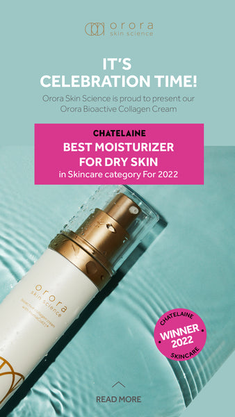 ORORA wins Chatelaine / FASION's Best Moisturizer for Dry Skin 2022
